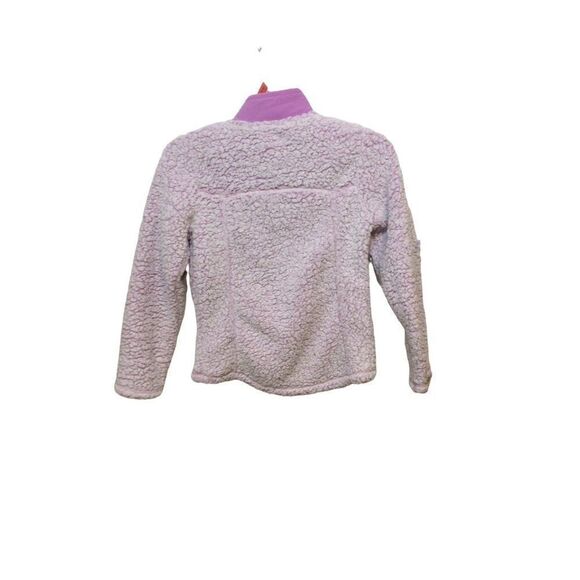 WONDER Nation Girl Zip Neck Pullover XLarge Lilac Polyester - Picture 2 of 4